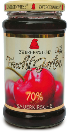 Mousse di ciliegie (70% frutta) senza glutine Biologico 225 g – Zwergenwiese