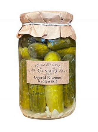 Cetrioli reali sott'aceto 710 g (410 g) - Luniak