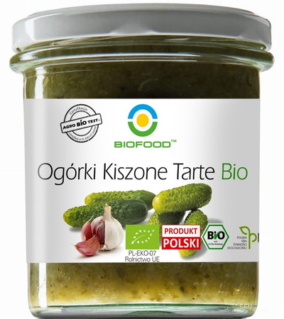 Cetrioli fermentati grattugiati senza glutine BIOLOGICI 280 g – Bio Food