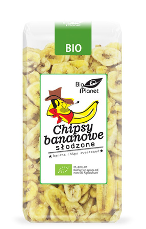 Chips di banane dolcificate biologiche 150 g – Bio Planet