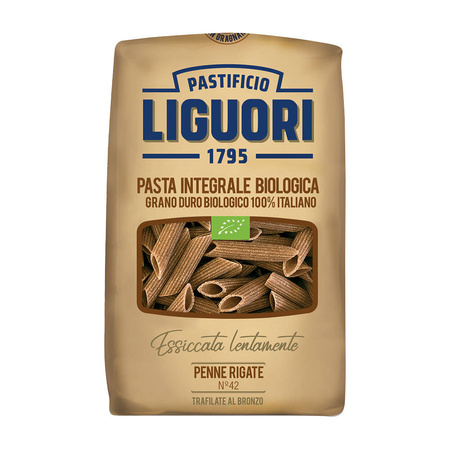 Pasta integrale Penne Rigate BIO 500 g - Liguori