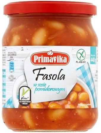 Fagioli in salsa di pomodoro 440 g – Primavika