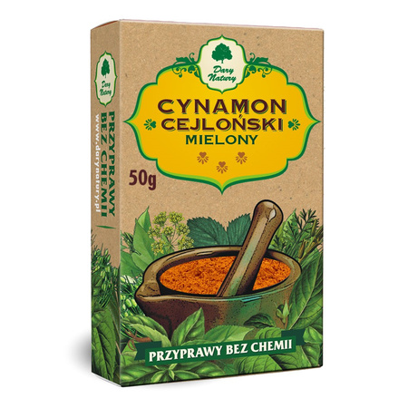 Cannella di Ceylon macinata 50 g – Dary Natury