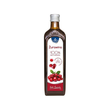 Succo di mirtillo rosso 100%, 490 ml - Oleofarm