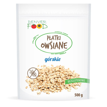 Fiocchi d'avena di montagna senza glutine 500 g - Denver Food