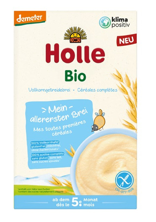 Pappa d'avena integrale senza zuccheri aggiunti dal 5° mese Demeter Biologico 250 g – Holle