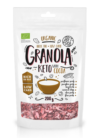 Granola keto cacao Biologico 200 g – Diet-Food