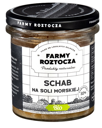 Lombo di maiale al sale marino BIO 250 g (barattolo) - Fattorie Roztocze