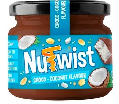 Crema di arachidi al gusto barretta cioccolato e caramello con pezzi di arachidi tostate 250 g – Nutwist