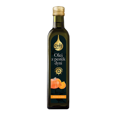 Olio di semi di zucca con Vitamina D 250 ml - Oleofarm