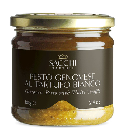Pesto genovese con tartufo bianco 80 g – Sacchi Tartufi