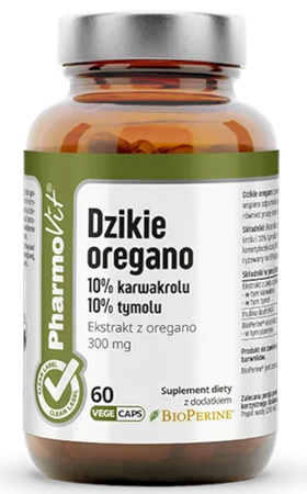 Estratto di organo selvatico (300 mg) integratore alimentare senza glutine 60 capsule - Pharmovit (Clean Label)