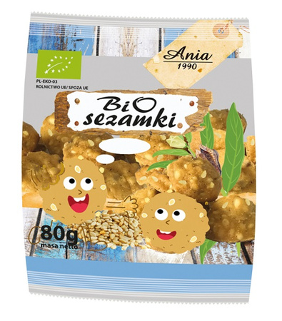 Biscotti al sesamo BIO 80 g