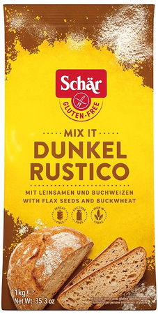 Brot mix dunkel - farina di pane integrale senza glutine 1 kg