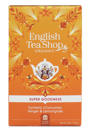 Tisana con zenzero, curcuma e citronella (20x1,75) BIO 35 g – English Tea Shop