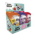Set Mix Rotolini Bunny, 3 x 6 pz.: 6 x mela/lampone/ribes, 6 x mela/fragola/banana, 6 x mela/mango – Bunny Ninja