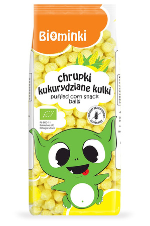 Palline di mais senza glutine croccanti BIO 60 g