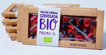 Cioccolato al latte con ribes nero e lamponi bio 53 g