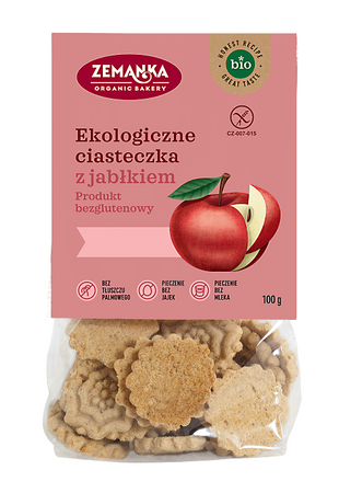Biscotti alla mela senza glutine BIO 100 g