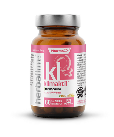 Klimaktil integratore alimentare per la menopausa 60 capsule 27,16 g (Herballine) – Pharmovit