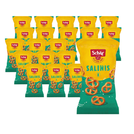  SET 20 x Salinis, pretzel senza glutine 60 g