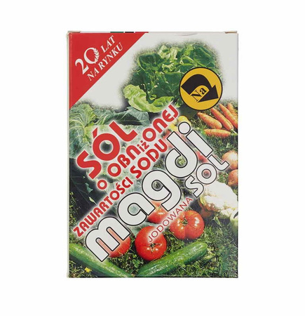 SET 20 x Sale a basso contenuto di sodio 500 g