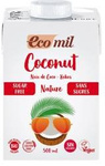 Bevanda al cocco biologica senza zuccheri, senza glutine 500 ml – Ecomil
