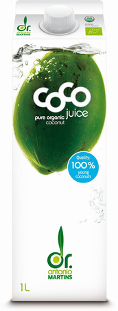 Acqua di cocco naturale bio 1 l - DR MARTINS