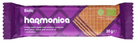Wafer al farro monococco con probiotici Biologico 30 g – Harmonica