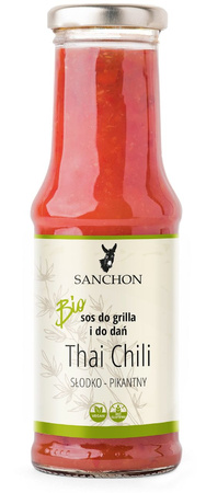 Salsa Thai Chili vegana senza glutine Biologica 210 ml – Sanchon