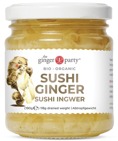 Zenzero marinato per sushi Biologico 190 g (118 g) – Ginger People