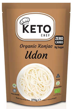 Tagliatelle keto senza glutine (konjac noodle udon) bio 270 g - keto chef (meglio degli alimenti)