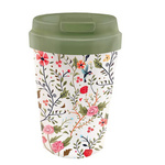 Tazza da viaggio in PLA Fiori e Uccelli 350 ml – Chic-Mic