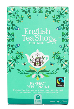 Infuso alla menta 20 filtri da 1,5 g BIOLOGICO 30 g – English Tea Shop