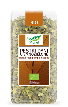 Semi di zucca biologici verde scuro 350 g – Bio Planet