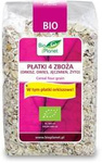 Fiocchi 4 cereali (farro, avena, orzo, segale) Biologico 300 g – Bio Planet