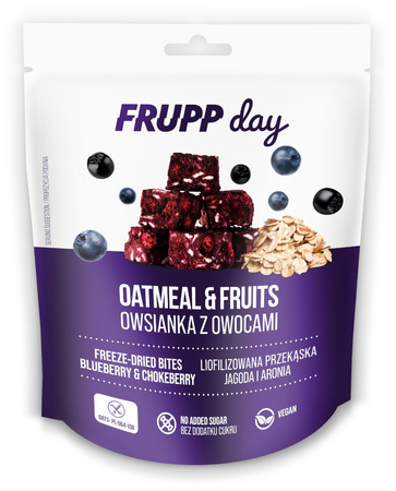 Cubetti di avena Frupp day mirtillo - aronia senza glutine 25 g - Celiko