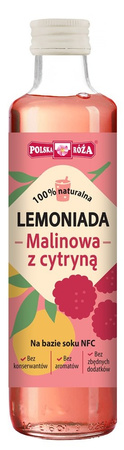 Limonata ai lamponi con limone 250 ml – Polska Róża