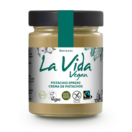 Crema di pistacchio equo e solidale senza glutine bio 270 g - LA VIDA