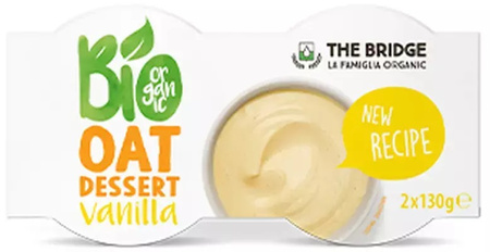 Dessert d'avena alla vaniglia biologico (2 x 130 g) 260 g – The Bridge