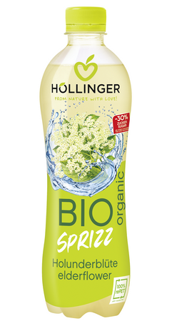 Bibita gassata ai fiori di sambuco BIO 500 ml – Hollinger