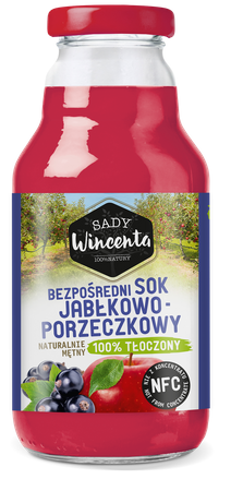 Succo naturale torbido di mela e ribes 330 ml