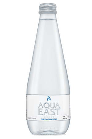 Acqua di sorgente liscia a basso contenuto di sodio 330 ml (bicchiere) - Aqua East