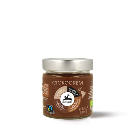Crema spalmabile al cioccolato e nocciole Fair Trade Biologico 180 g – Alce Nero