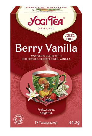 Tè alla vaniglia con bacche bio (17 x 2 g) 34 g - YOGI TEA