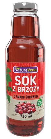 Succo di betulla aromatizzato al mirtillo rosso 750 ml - Naturavena