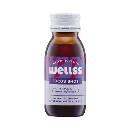 Shot focus. melograno, ginseng, caffeina e peperoncino 60 ml