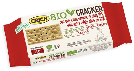 Crackers biologici all'olio d'oliva 250 g – Crich