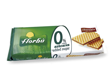 Cialde ripiene di cacao senza zucchero aggiunto 160 g - Florbu