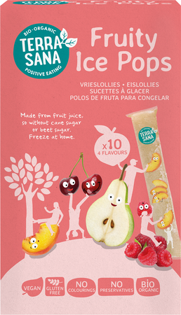 Gelato all'acqua da congelare, bio 10 pezzi. x 40 ml